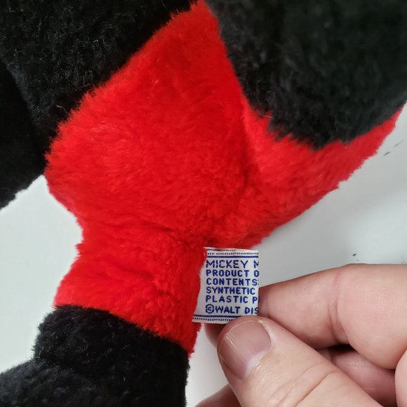 Baby Mickey Mouse 9" Plush Stuffed Toy VINTAGE 1970's EXCELLENT CONDITION!!! - Picture 4 of 4